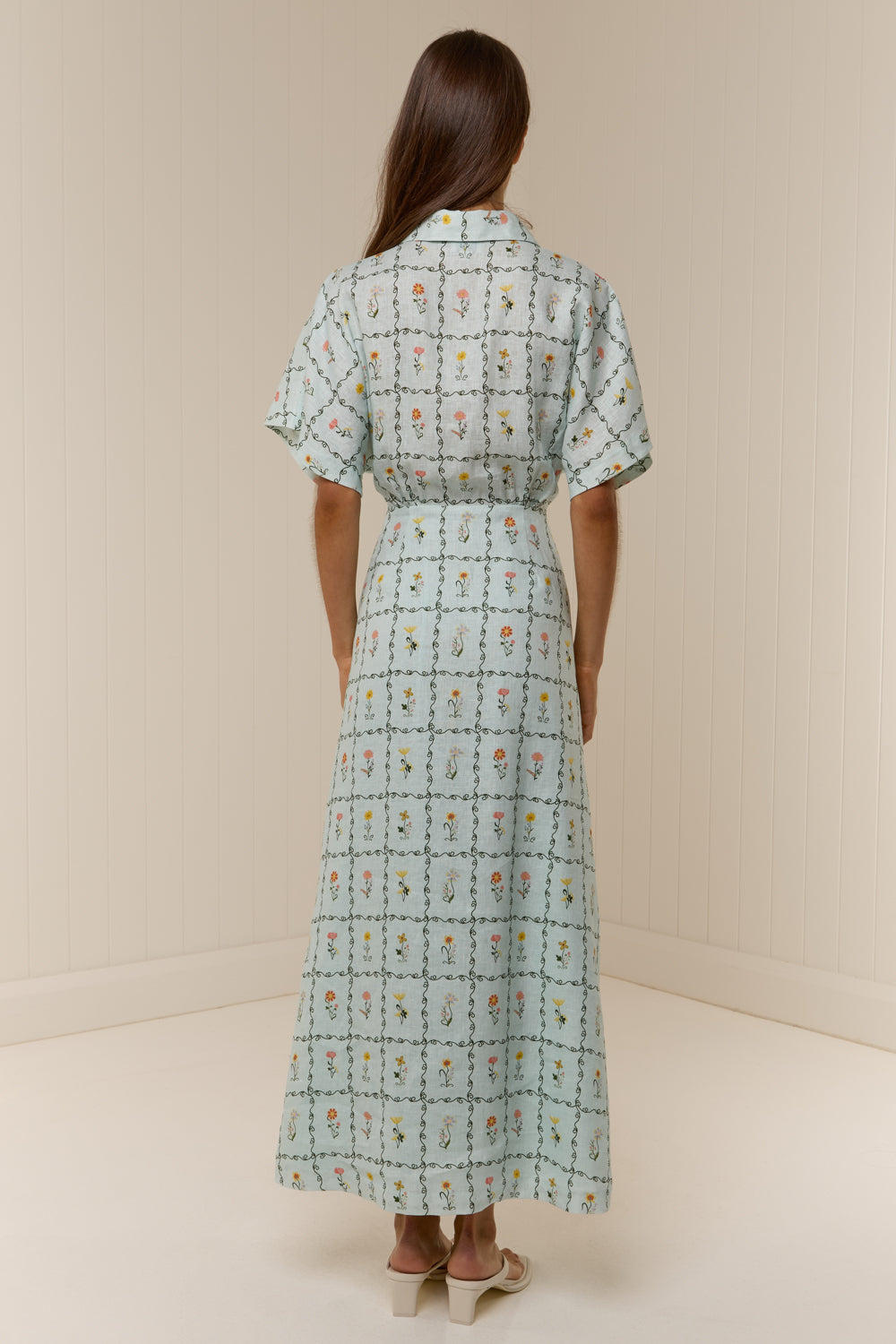 Jasmine Dress Calypso Tile