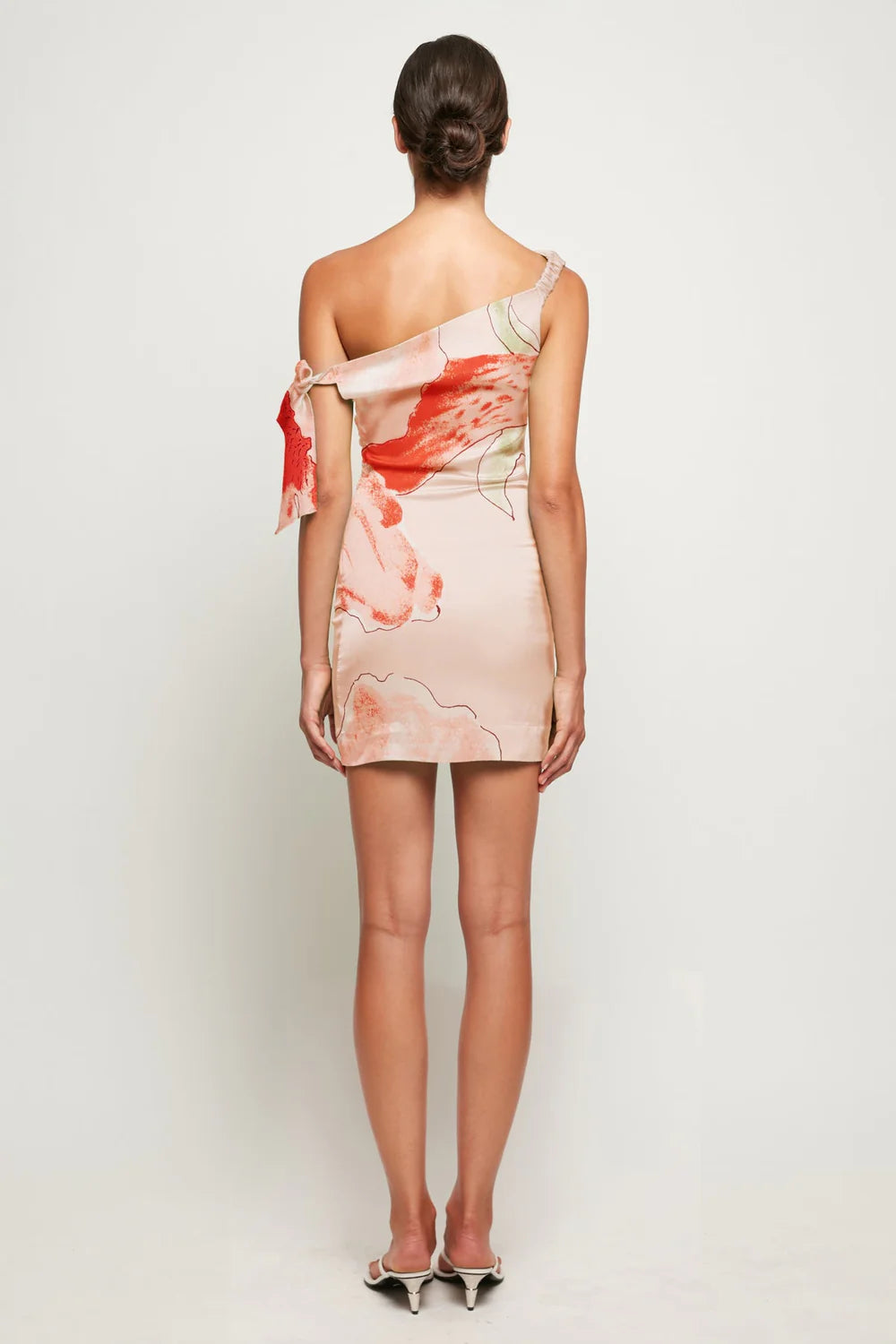 Ruched One Shoulder Mini