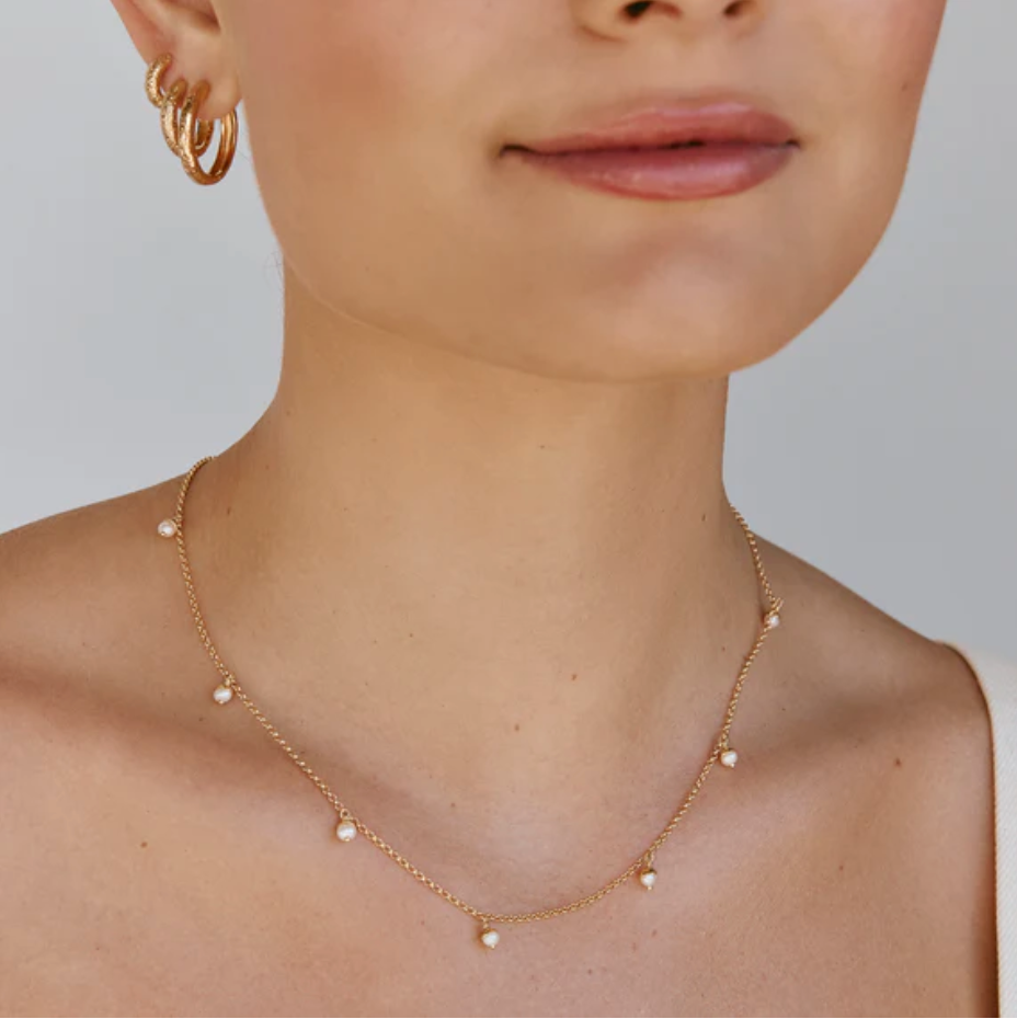 Antique Gold Midi Hoops