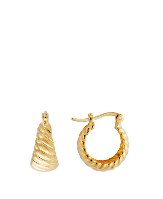 Flared Croissant Hoops