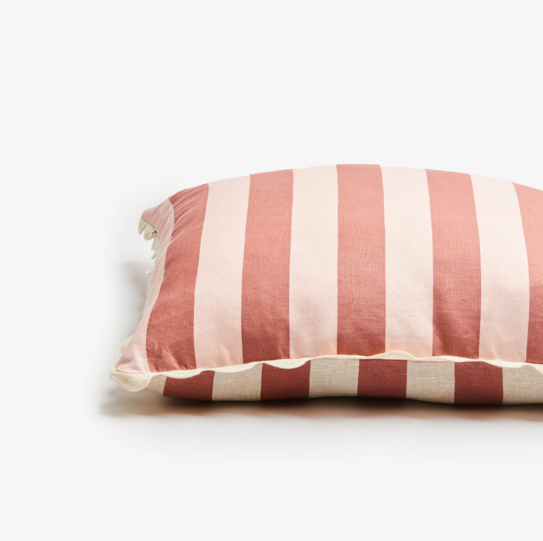 Bold Stripe Berry Pink Cushion