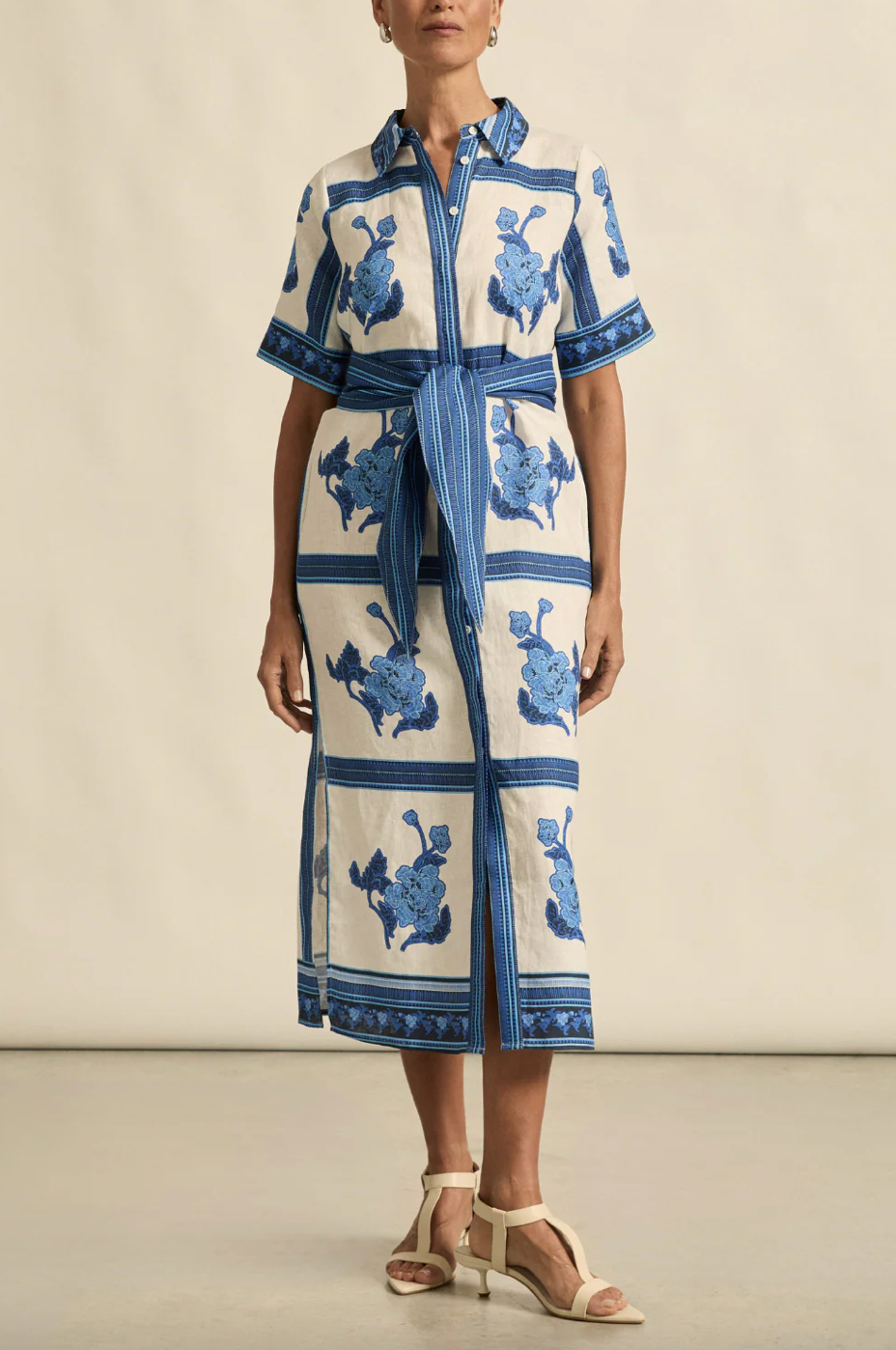 Roam Dress - Azure Collage