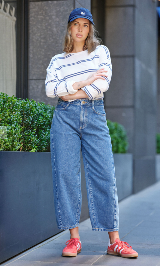 Tapered Barrel Jean