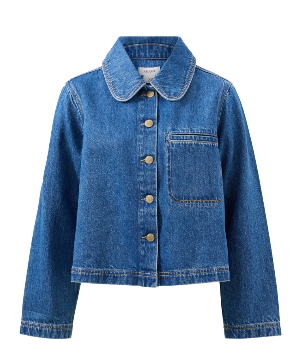 Sienna Denim Swing Jacket