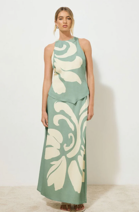 Vestige Skirt Jade Floral