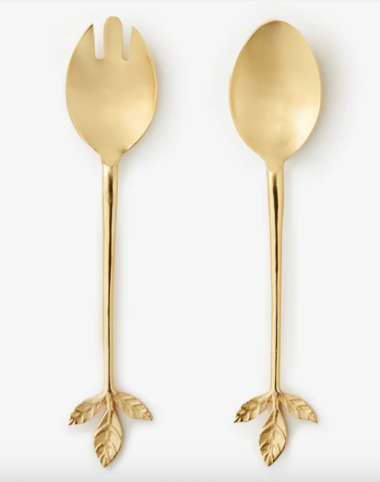 Leaves Salad Servers