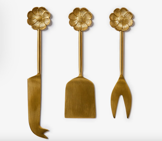 Wild Flower Cheese Knife Set