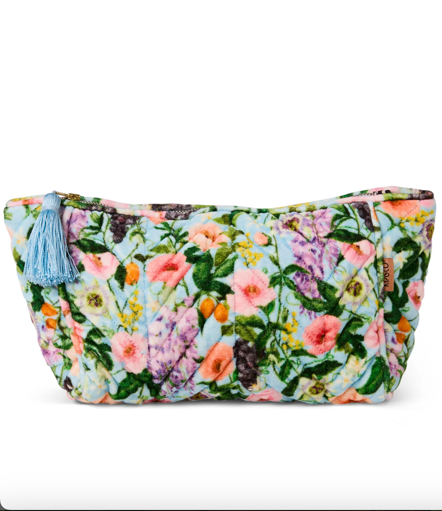 Spring In The Air Velvet Toiletry Bag
