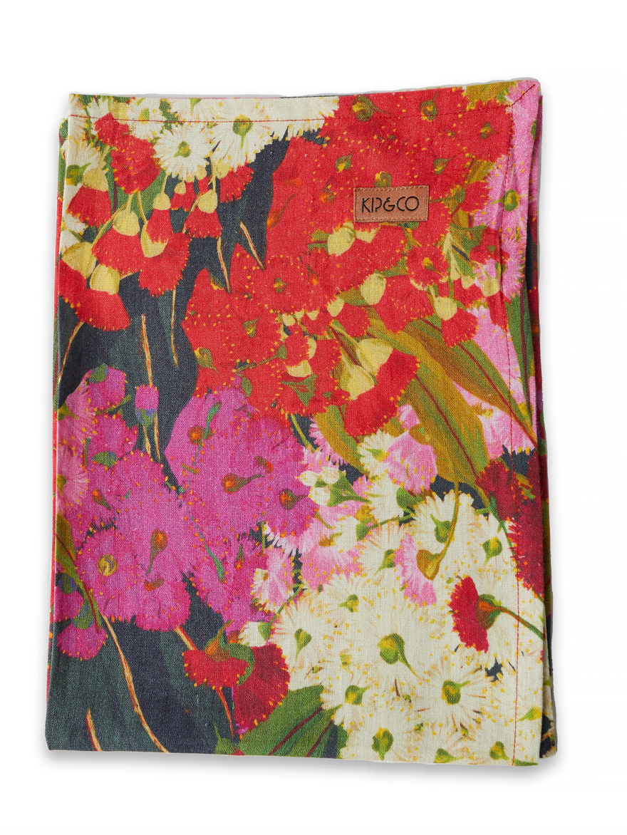 Australian Bush Blossom Tea Towel