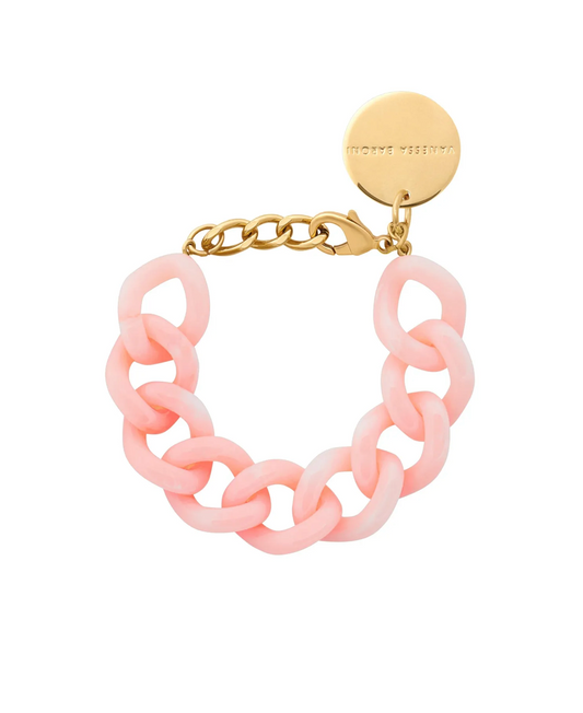 Flat Chain Bracelet Peach Sorbet