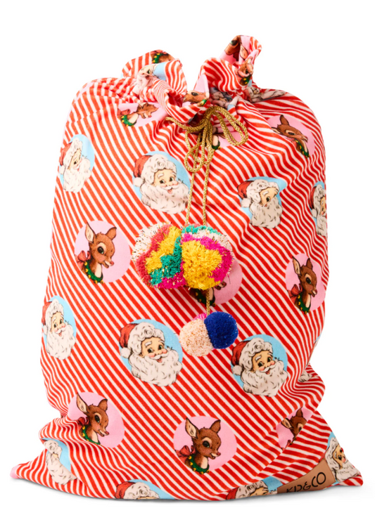 I Love Christmas Spot Santa Sack