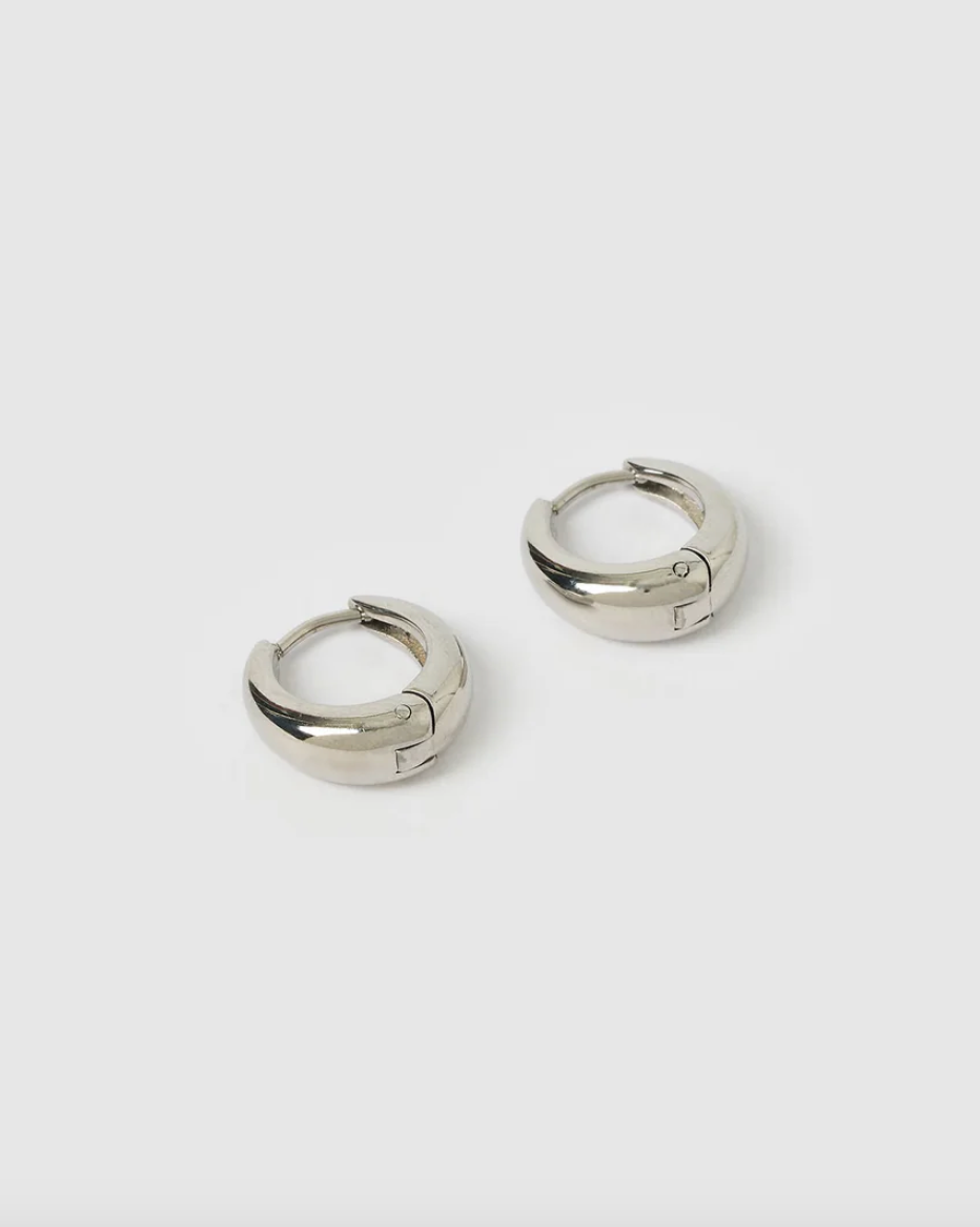 Max Silver Earrings Mini