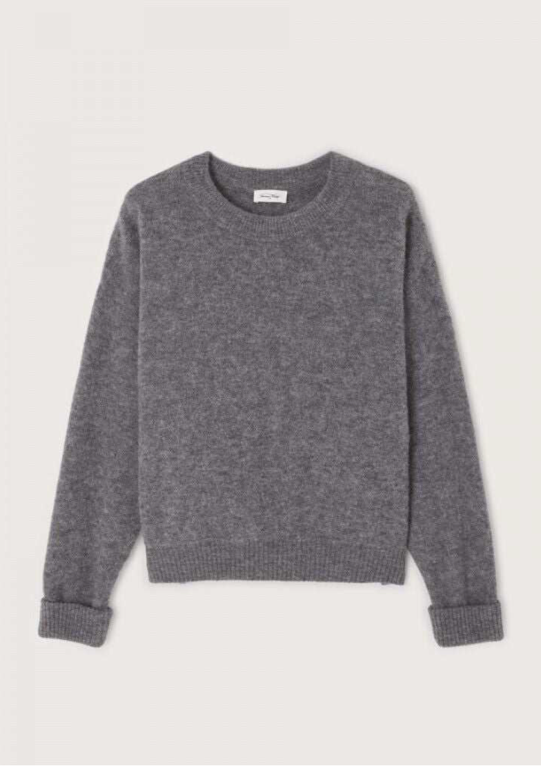 American Vintage Sweater Vitow Steel Melange