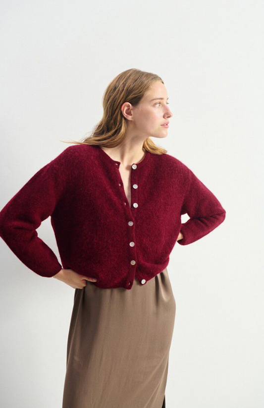 American Vintage Cardigan Vitow Cherry