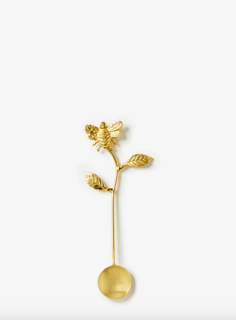 Brushed Brass Teaspoon