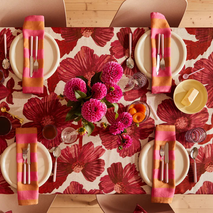 Leon Cerise Tablecloth