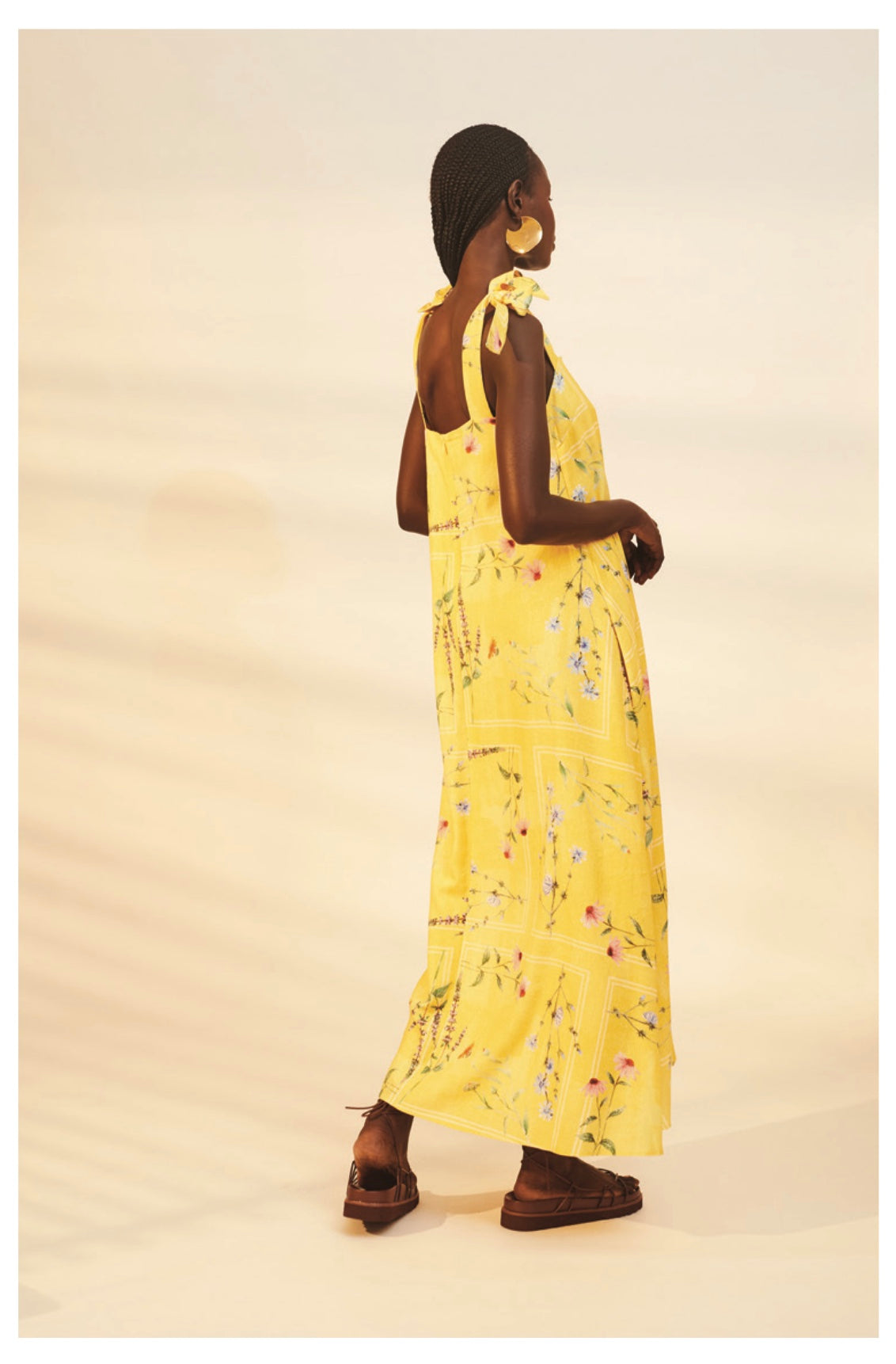 Aria Maxi Dress Delicate Floral