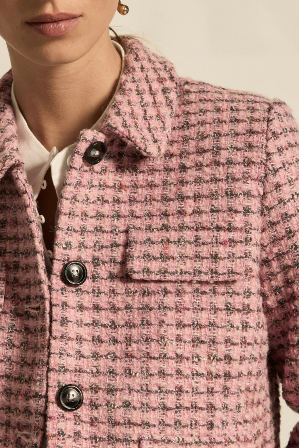 Adjoin Jacket Rose Boucle