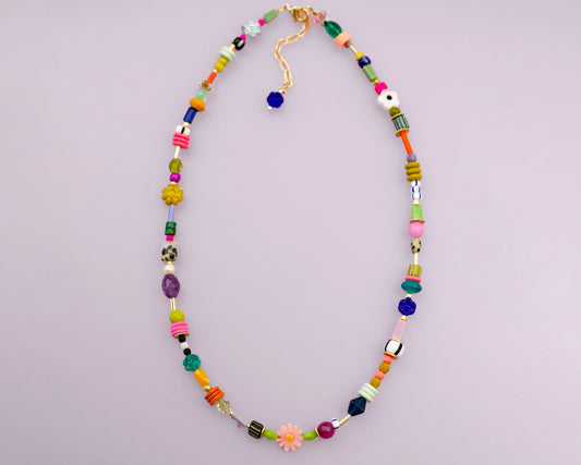 Beaded Colourful Friendship Necklace