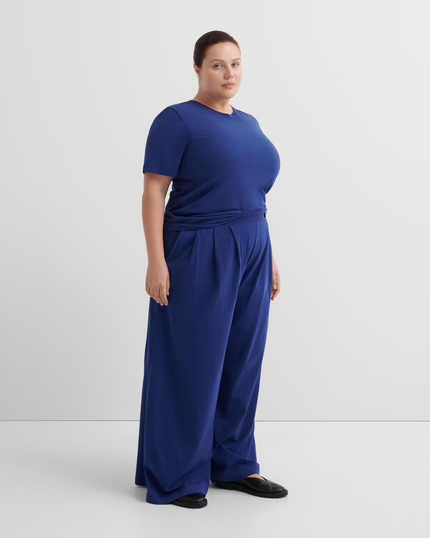 Drape Pant Factory Blue