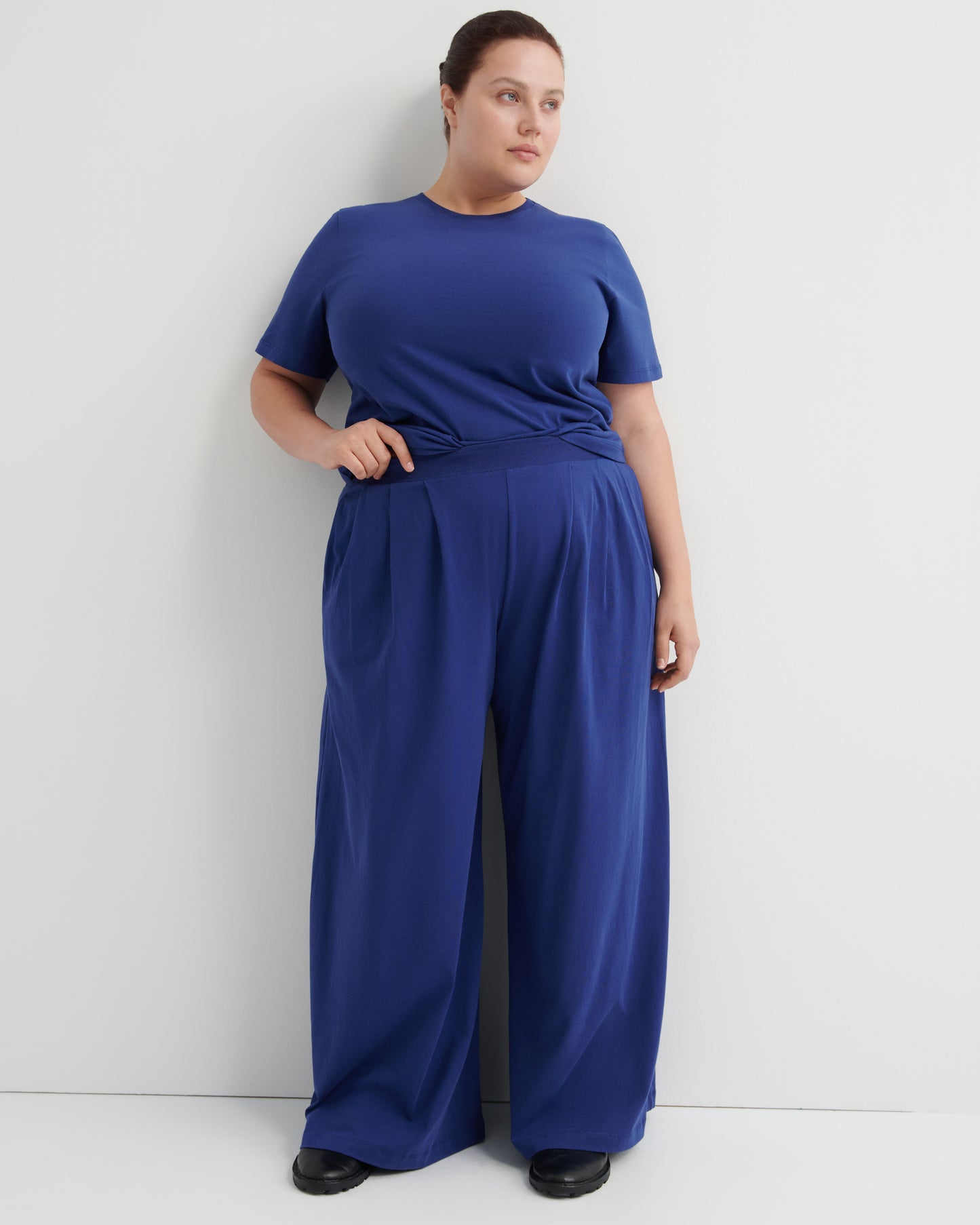Drape Pant Factory Blue