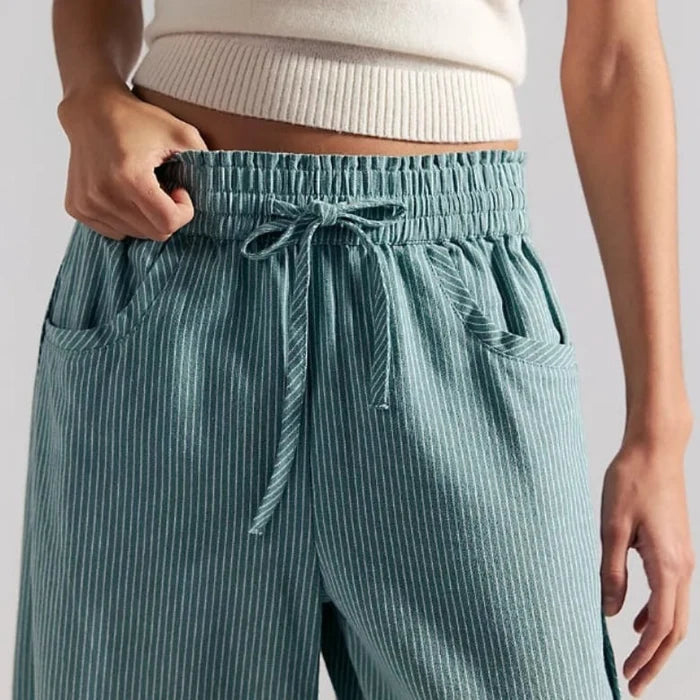 Something Good Pants Blue Trellis-Nilla