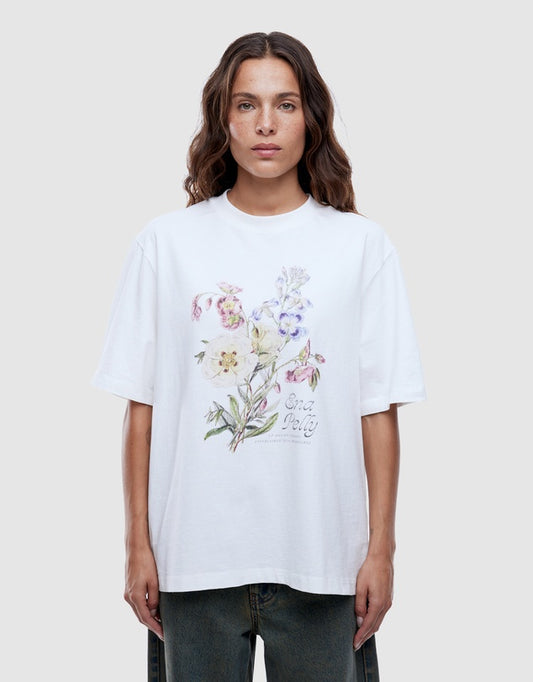 Bouquet Tee - Vintage White