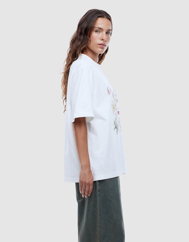 Bouquet Tee - Vintage White