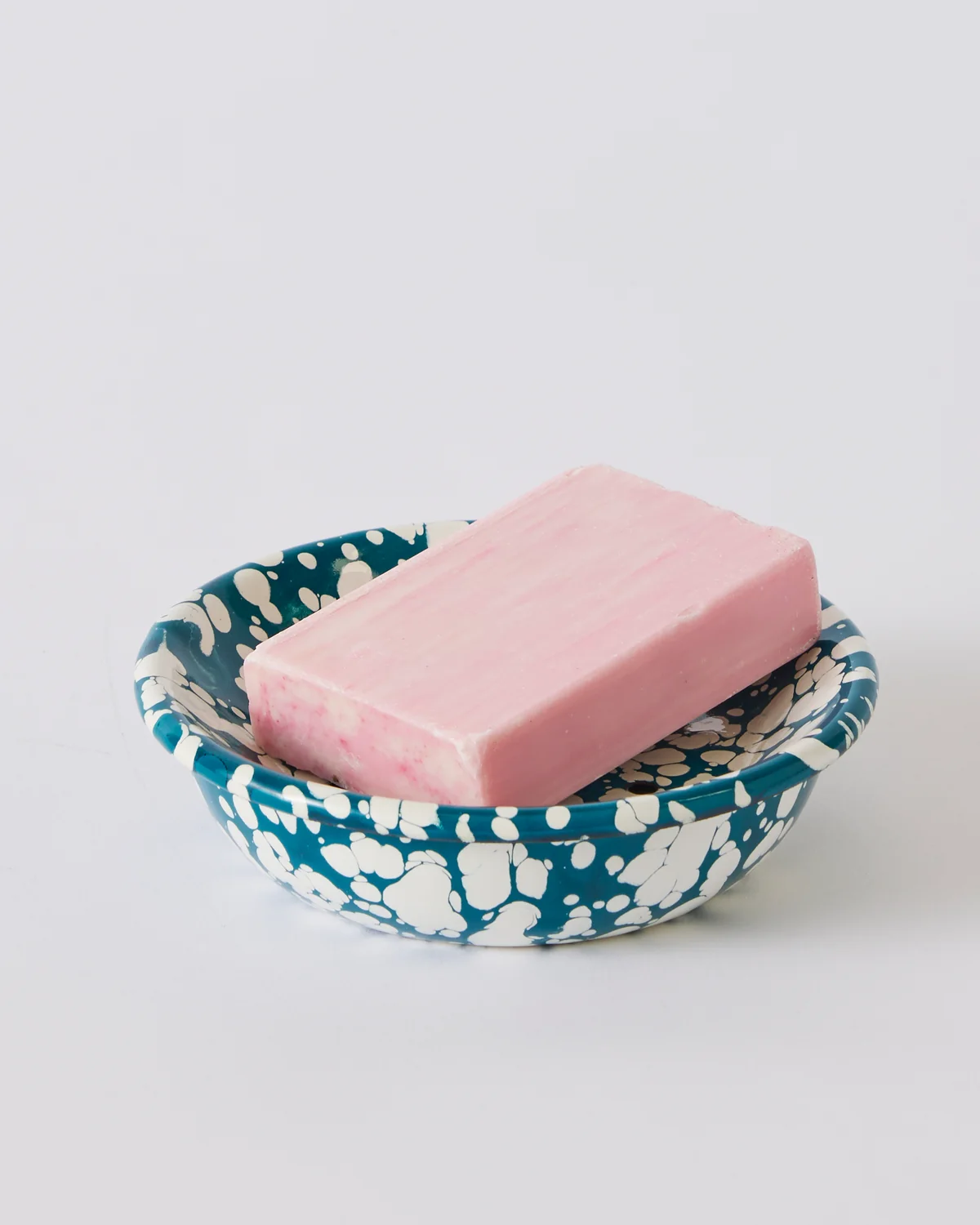 Enamel Soap Dish - Milos Blue
