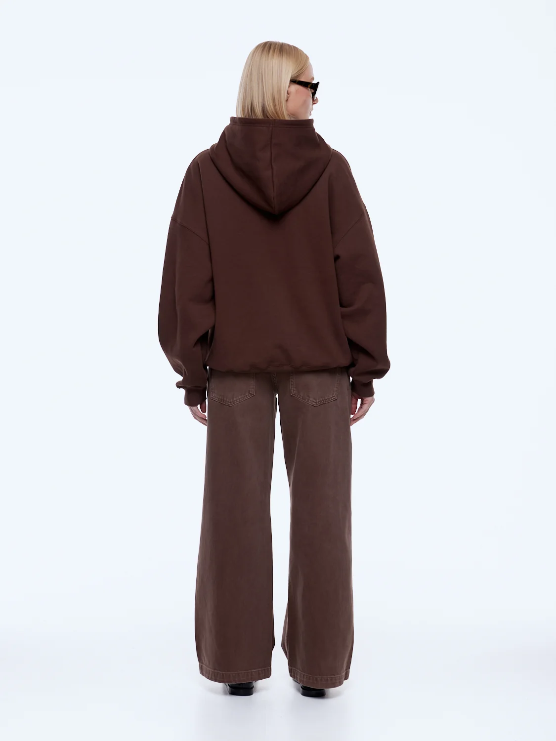 Cassie Oversized Hoodie Chocolate