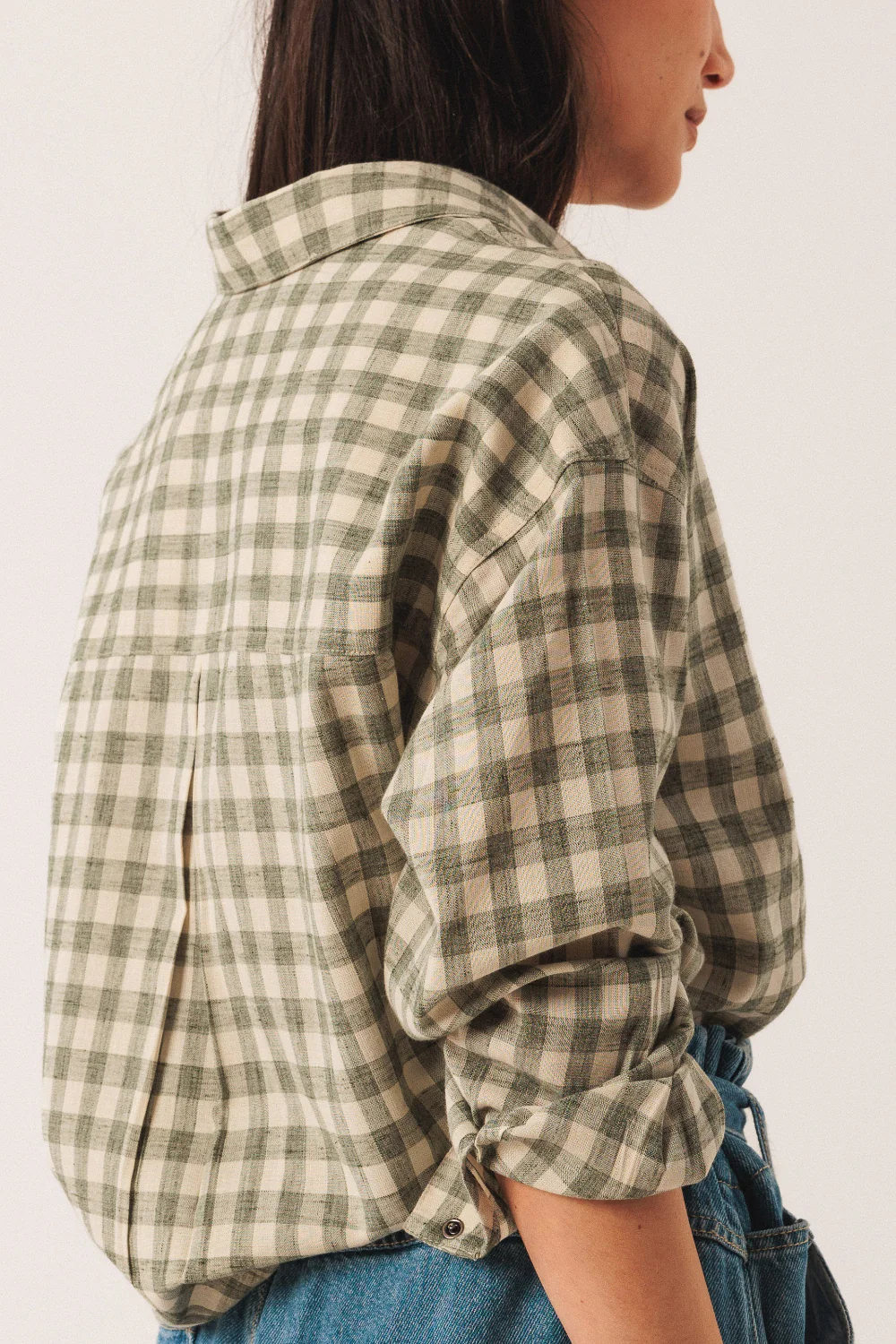Checkered khaki Shirt