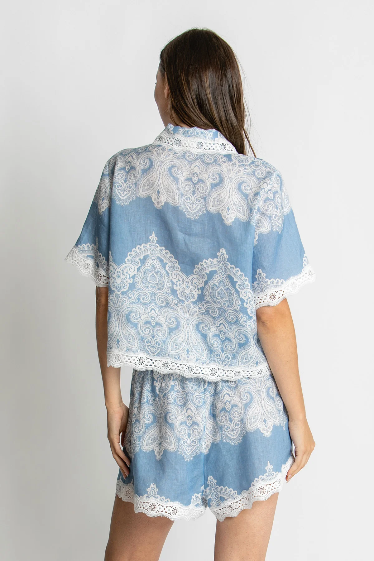 Nivina Lace Trim Shirt