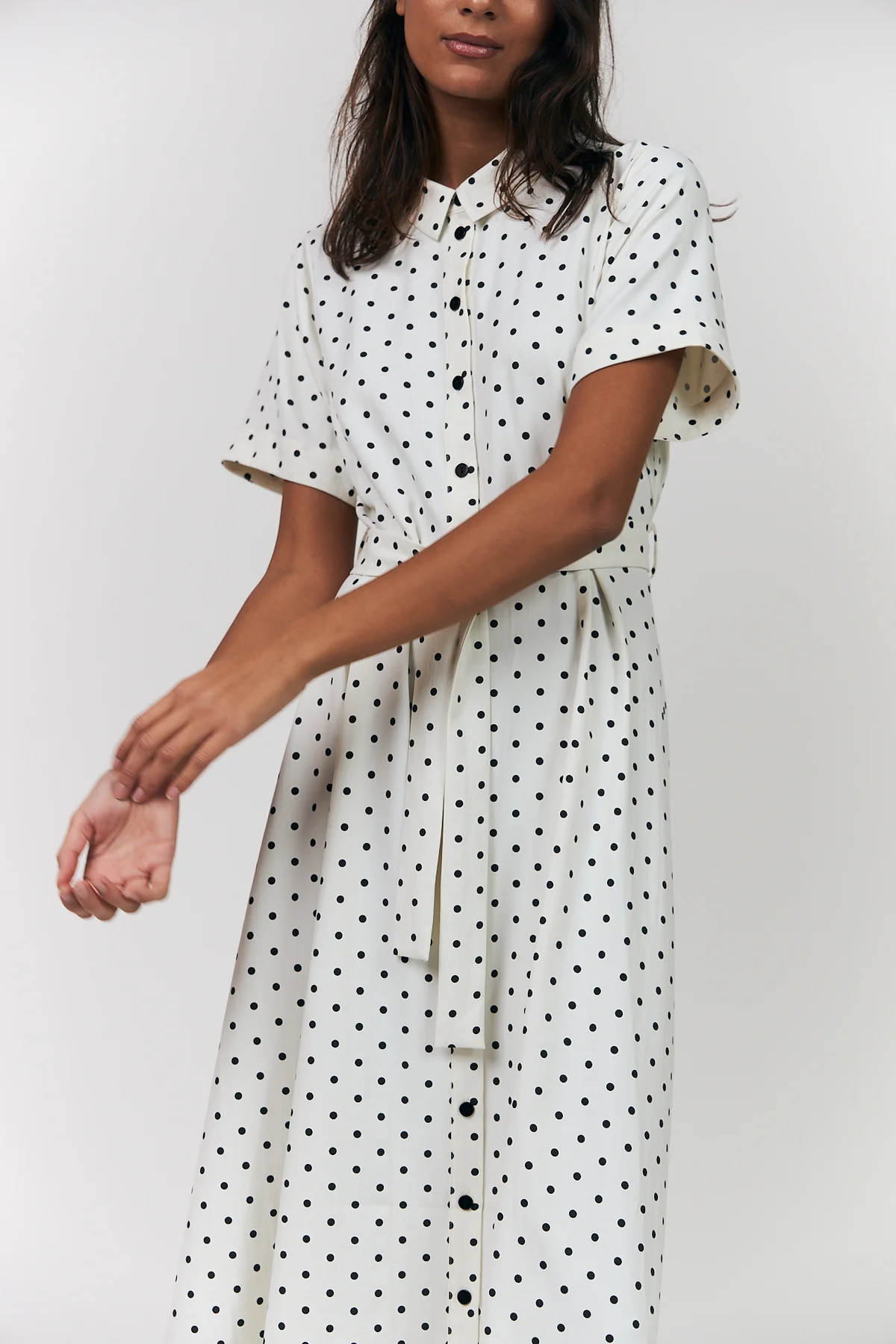 Midi Dress- Dot Print