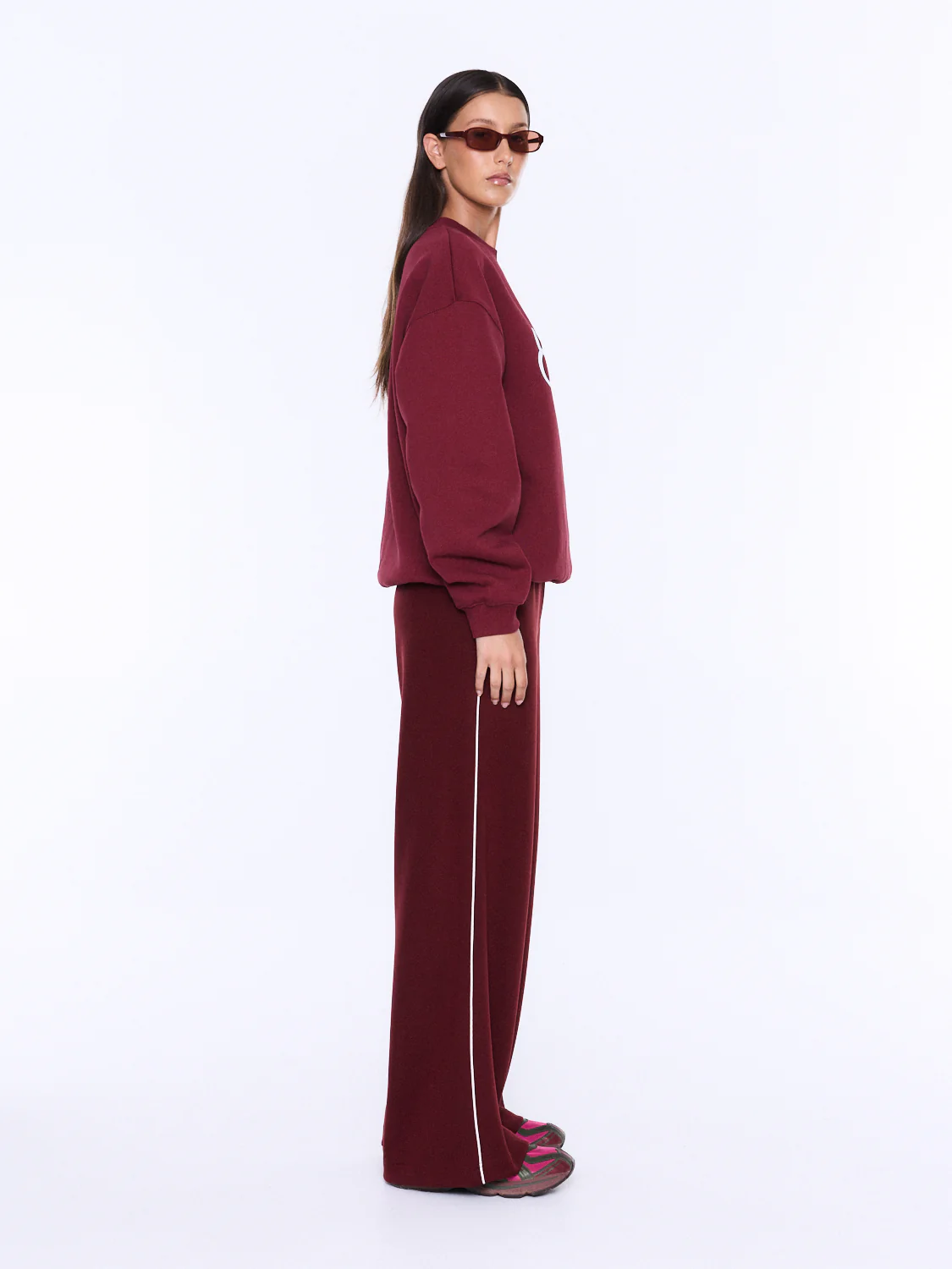 Mila Oversized Sweater Burgundy