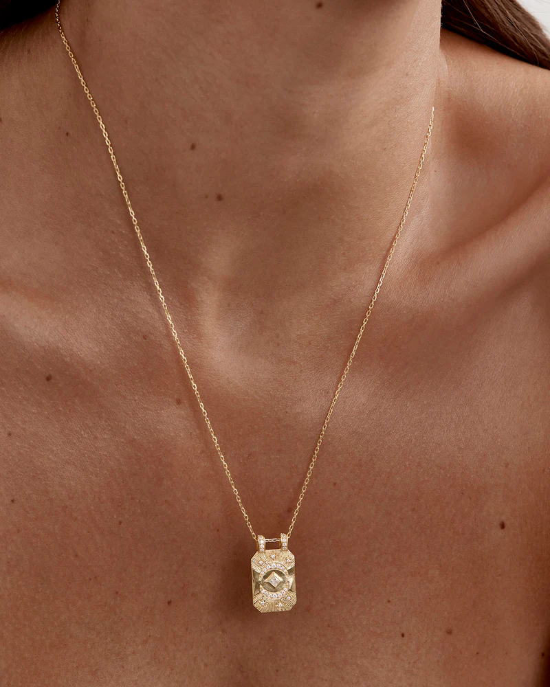 18k Gold Plated My Moon and Stars Necklace