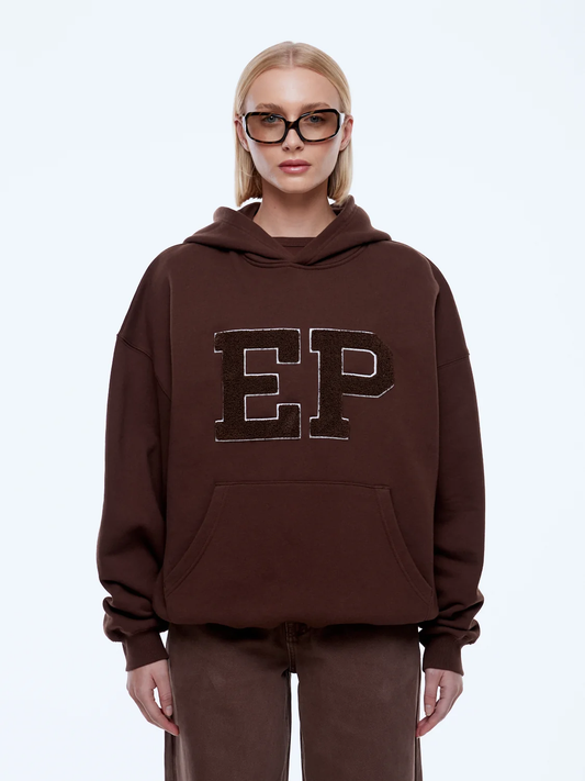 Cassie Oversized Hoodie Chocolate