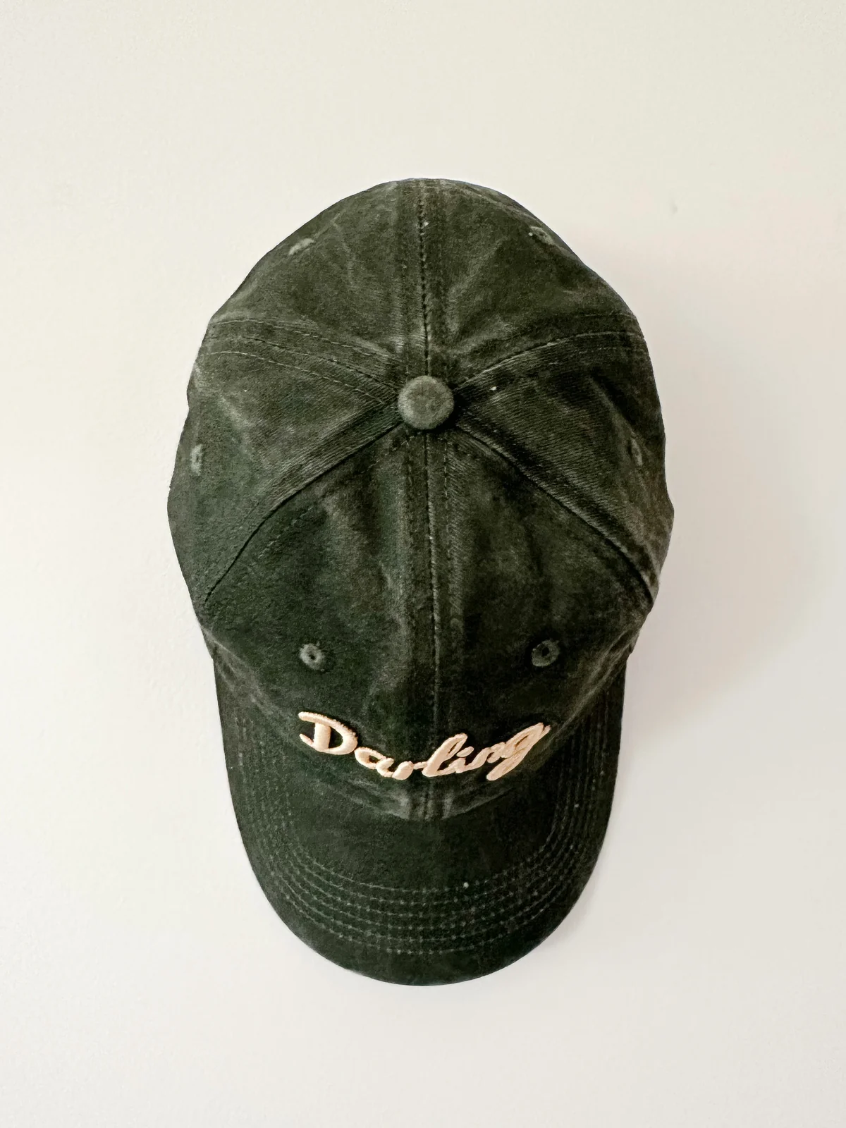 Vintage Wash Darling Cap Army