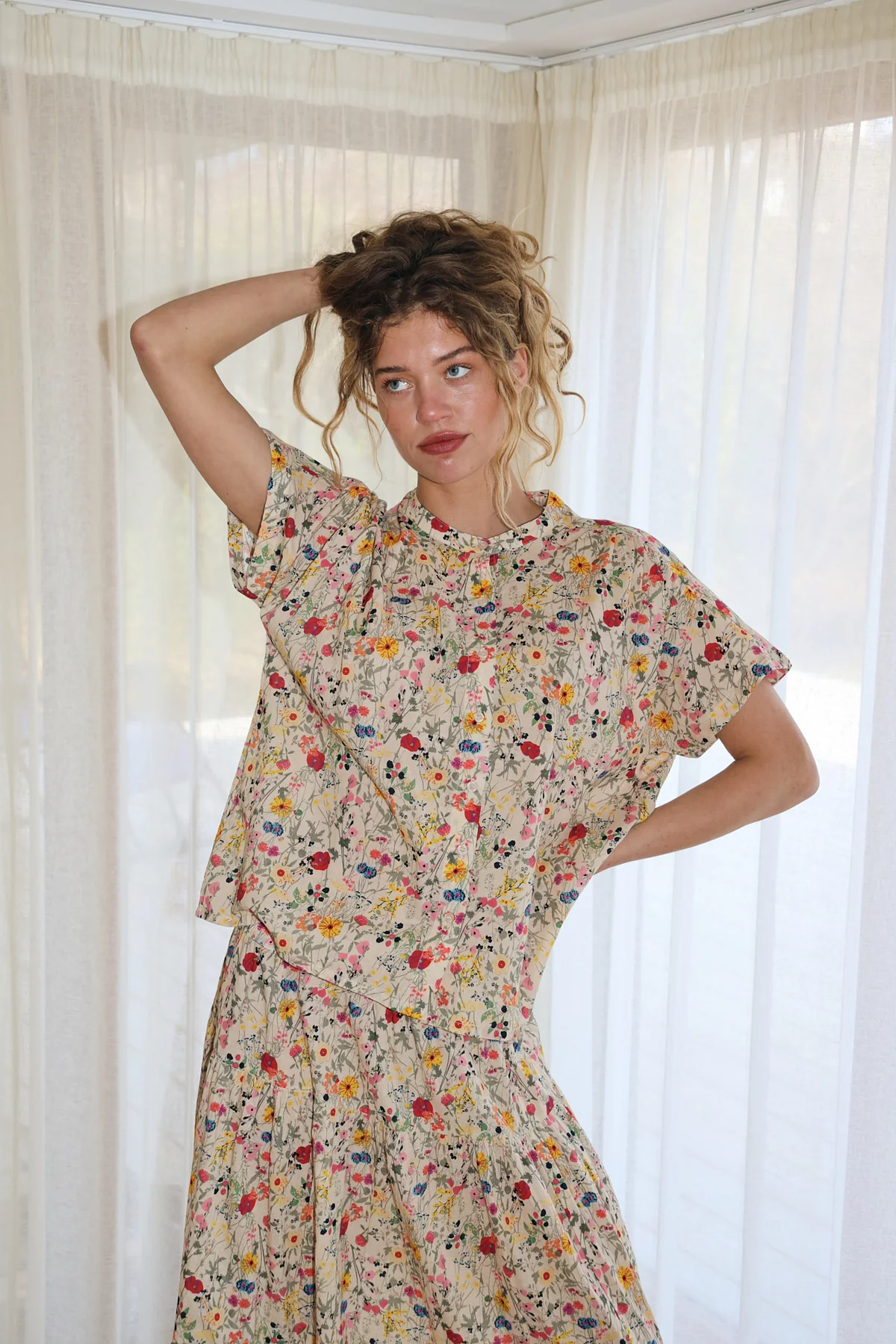 Myall shirt Flower Print