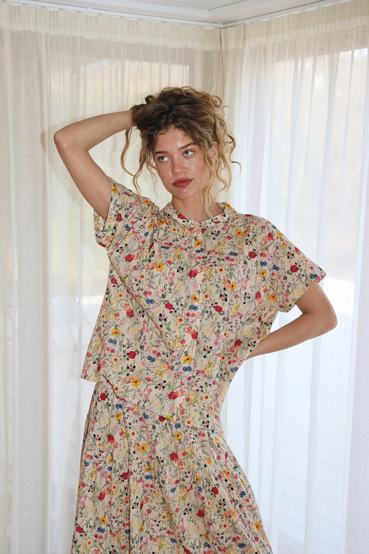 Myall shirt Flower Print