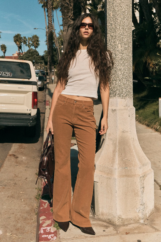 Midtown Boot Jean - Caramel Cord
