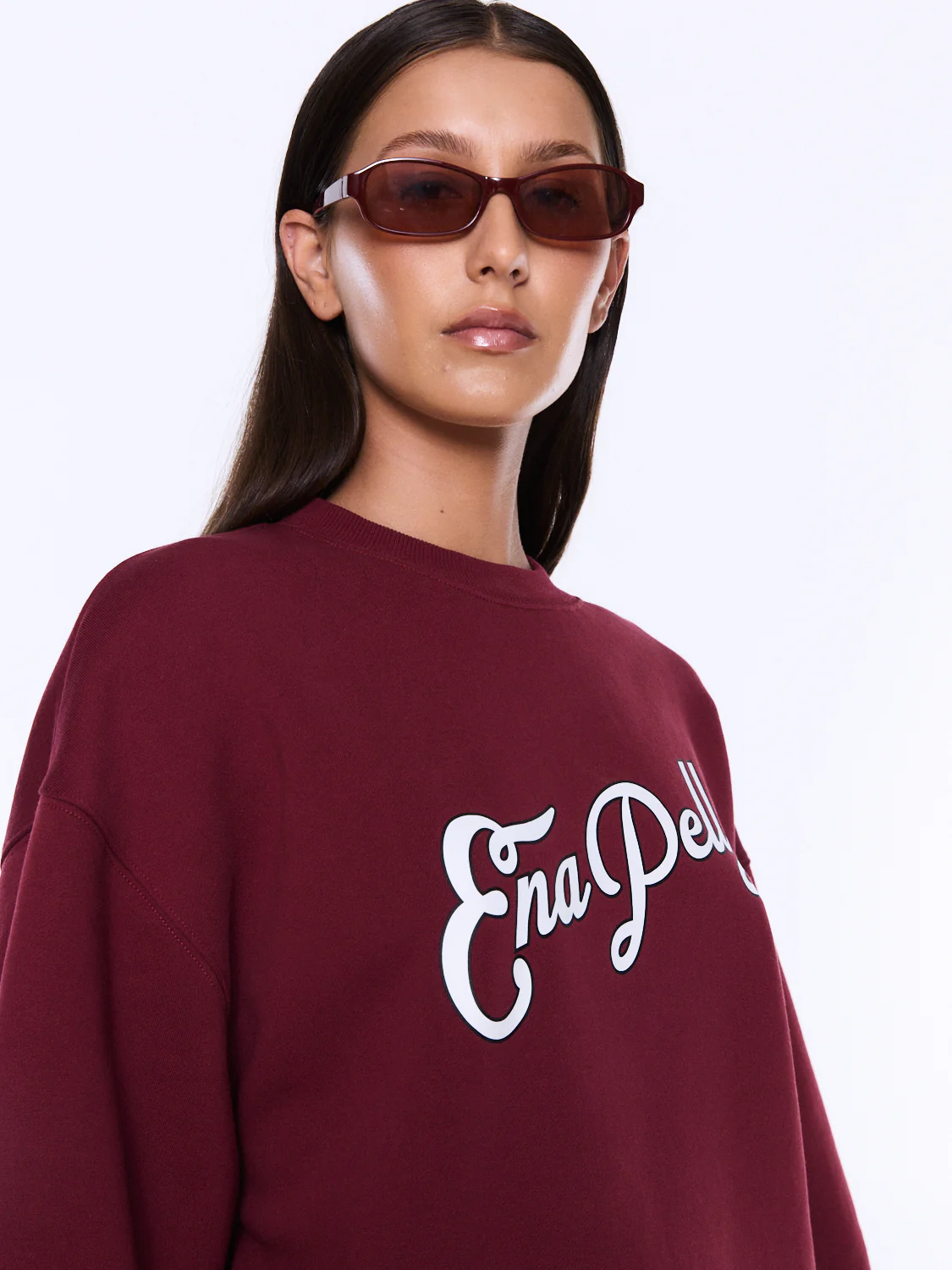Mila Oversized Sweater Burgundy