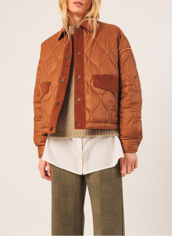 Retro Quilted Biker Jacket