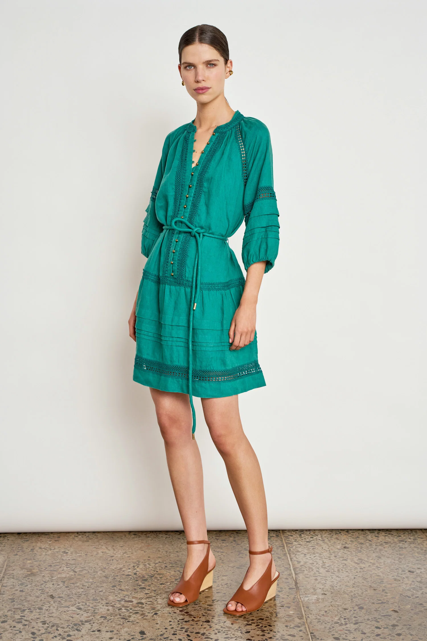 Jostle Dress Cedar