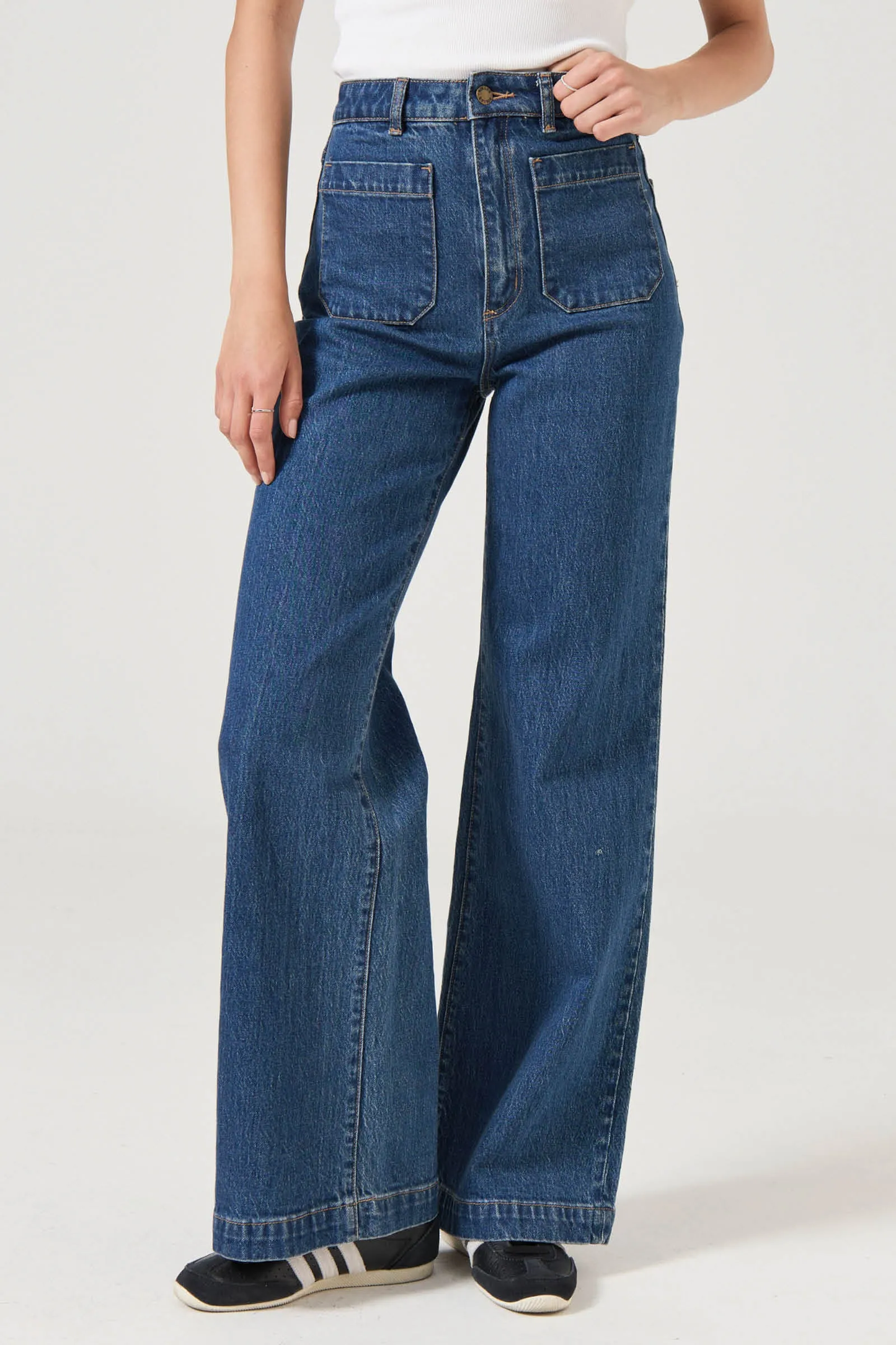 Sailor Jean Long - Eco Ruby Blue