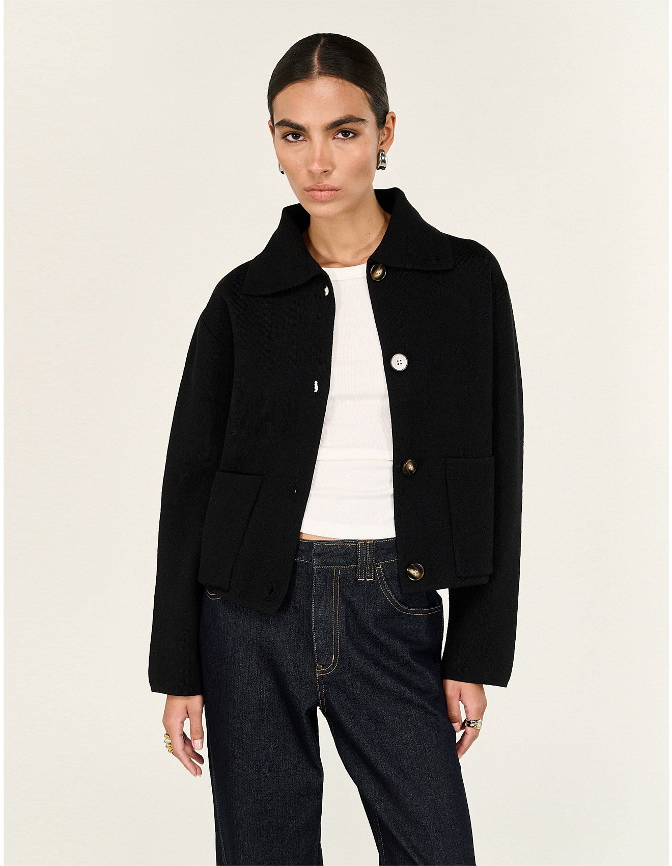 Aura Knit Barn Jacket