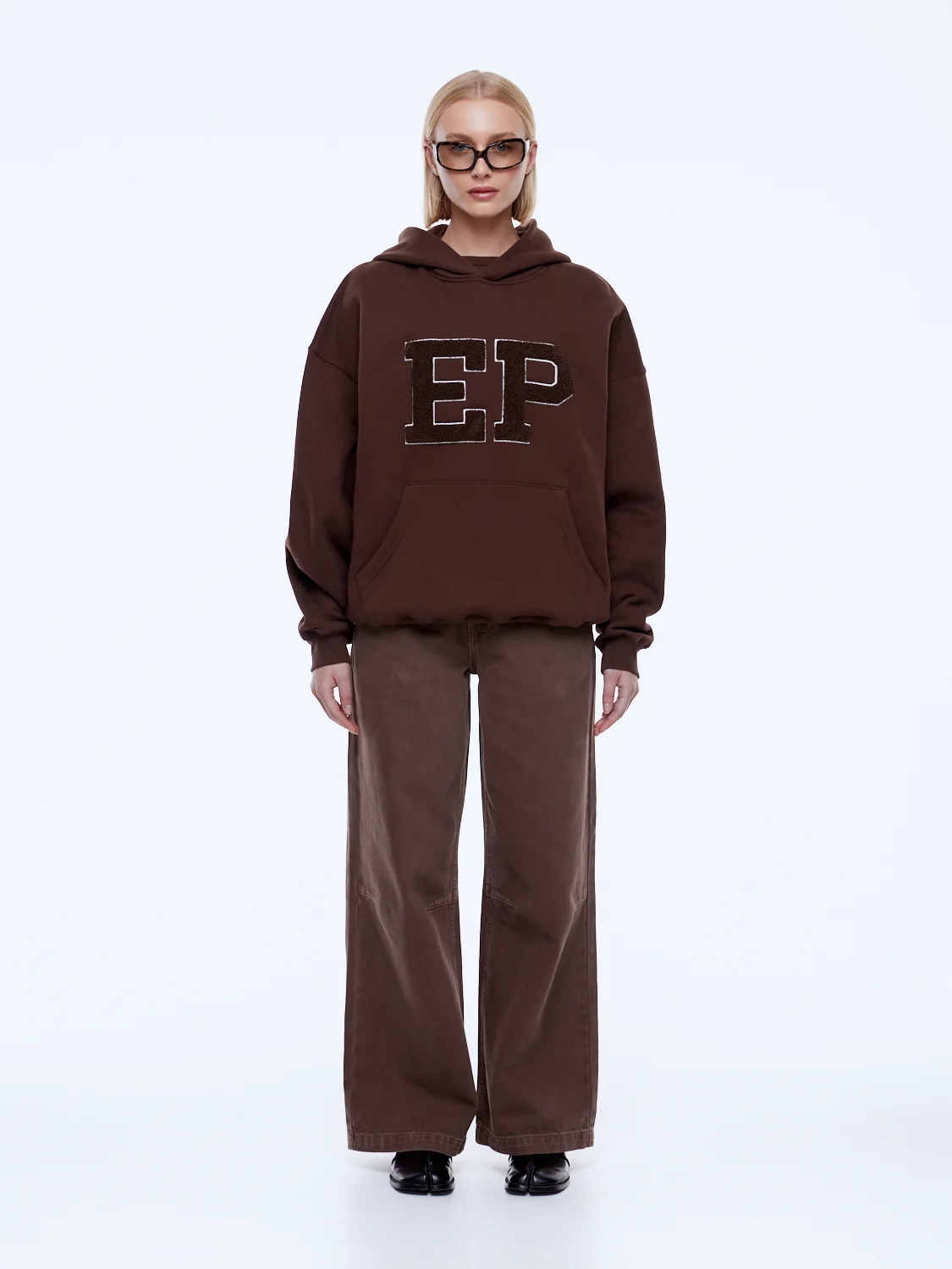 Cassie Oversized Hoodie Chocolate
