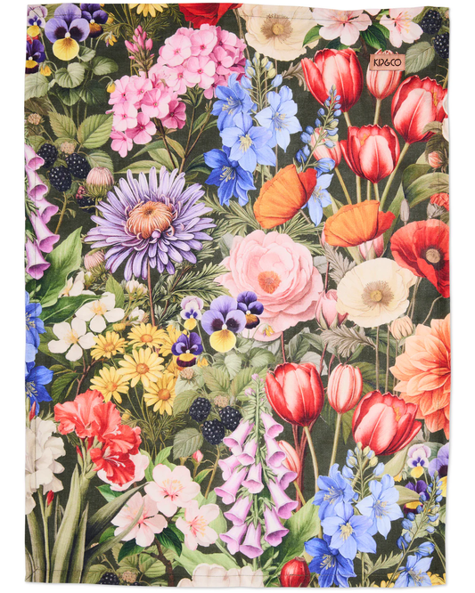 Cottage Garden Eden Tea Towel