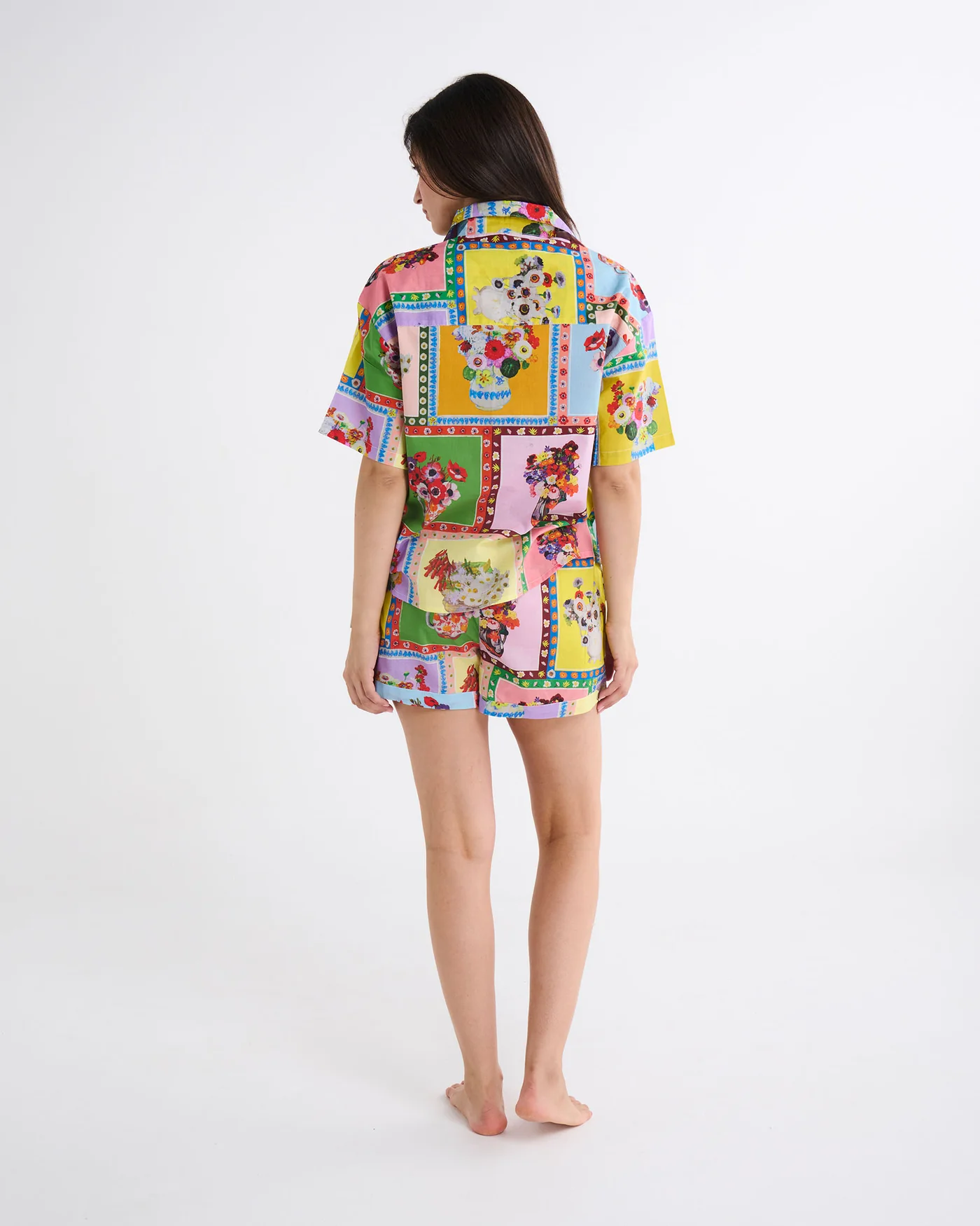Margaret Preston Margaret's Vase Short Sleeve Shirt & Short Pyjama Set