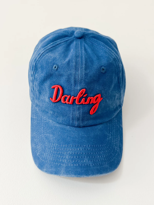 Vintage Wash Darling Cap Blue
