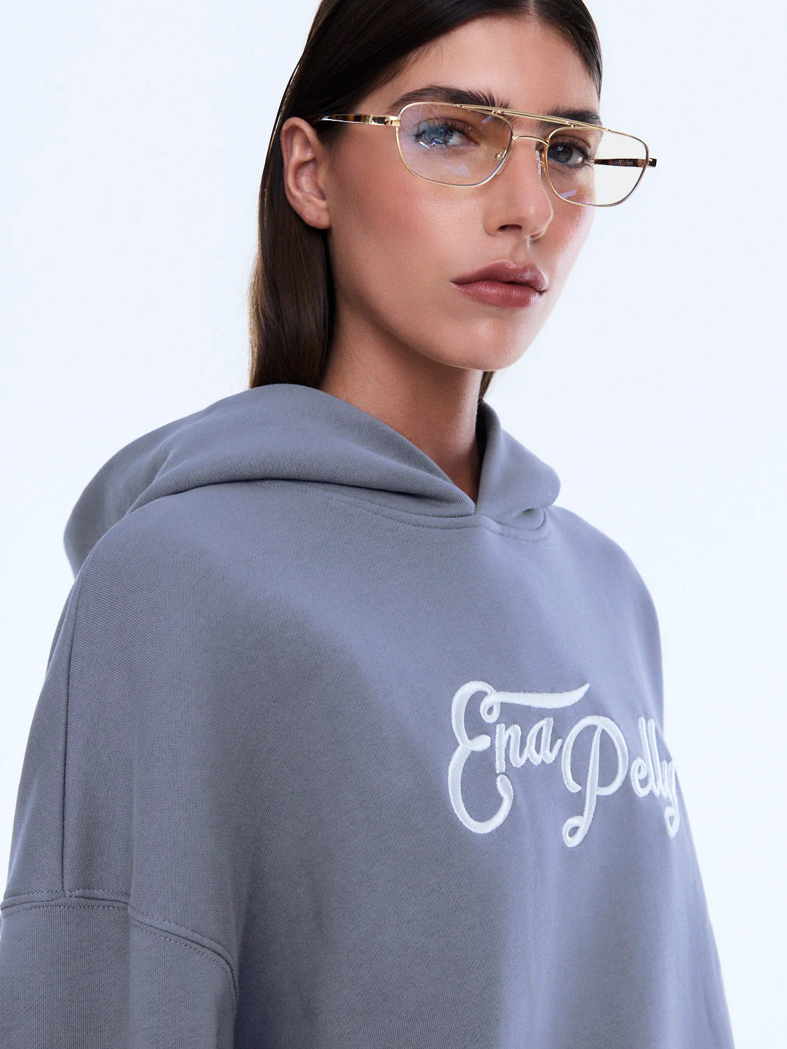 Cassie Oversized Hoodie Washed Grey